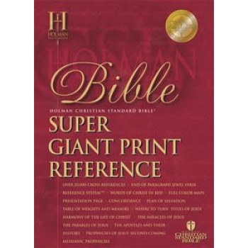 HCSB Super Giant Print Reference Bible